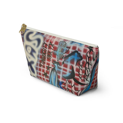 "texas" airbrush makeup pouch