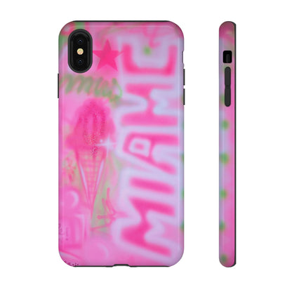 "sunset sorbet" airbrush iPhone case