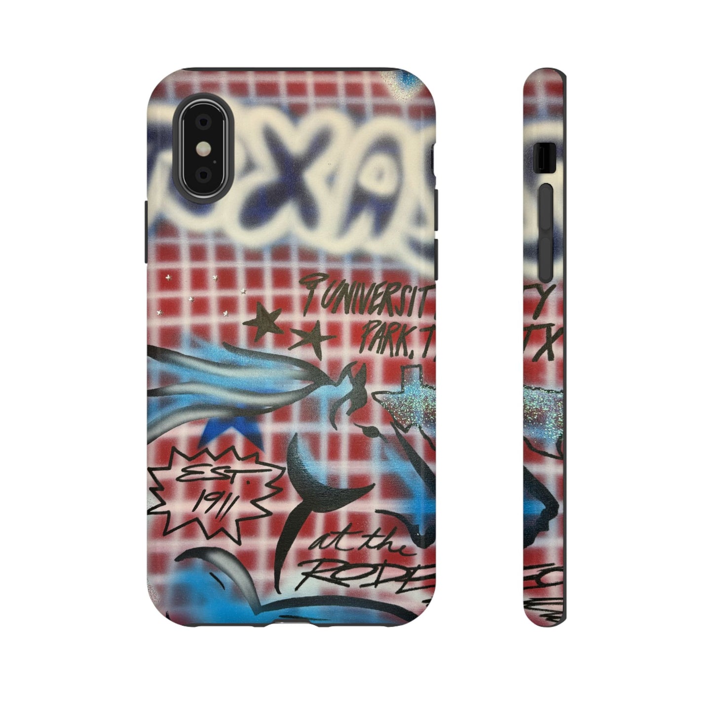 "texas" airbrush iPhone case