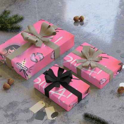 "party diva" airbrush wrapping paper