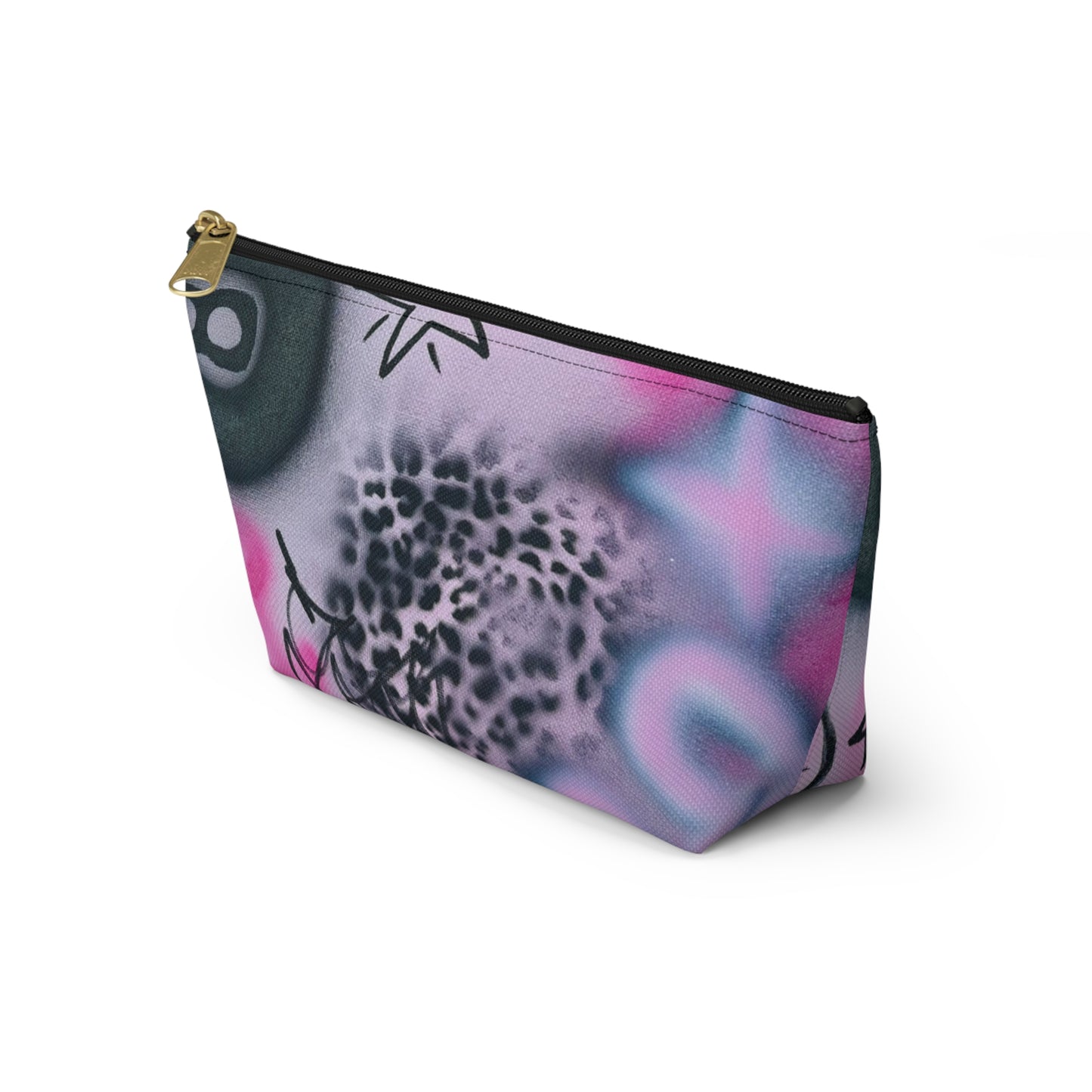 "onyx cheetah" airbrush makeup pouch