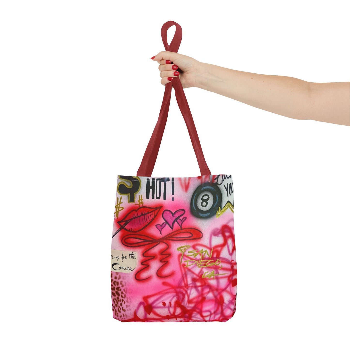 "IT girl" airbrush tote bag