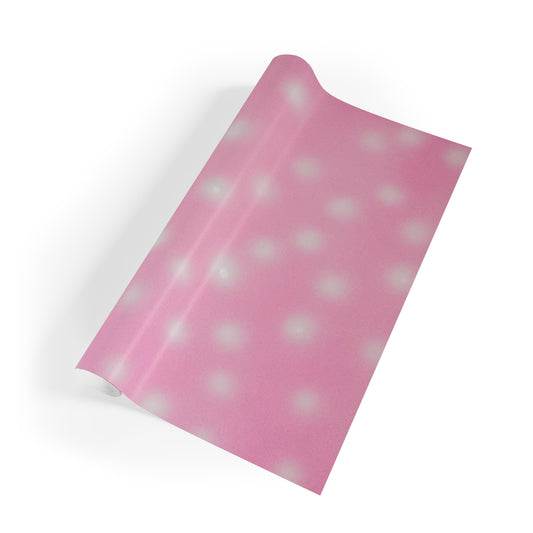 "strawberry swirl polka dot" airbrush wrapping paper