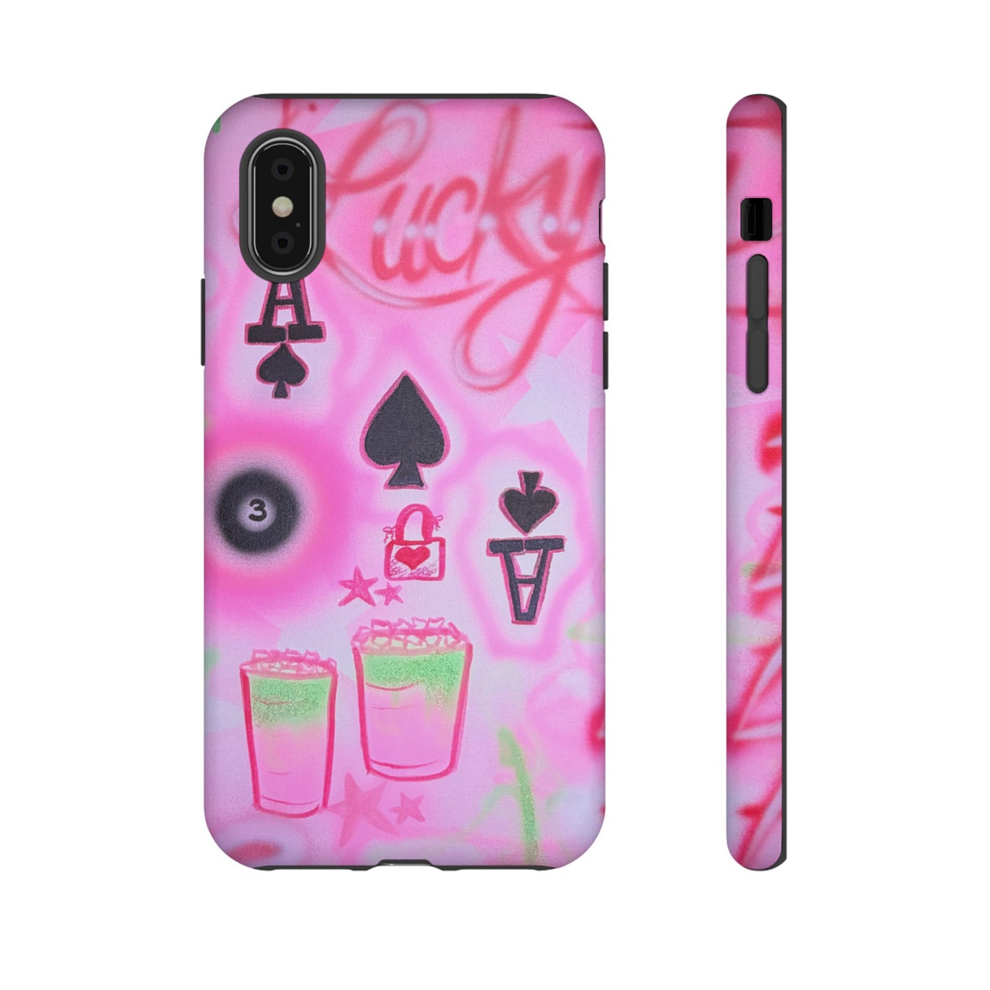 "lucky ace" airbrush iPhone case