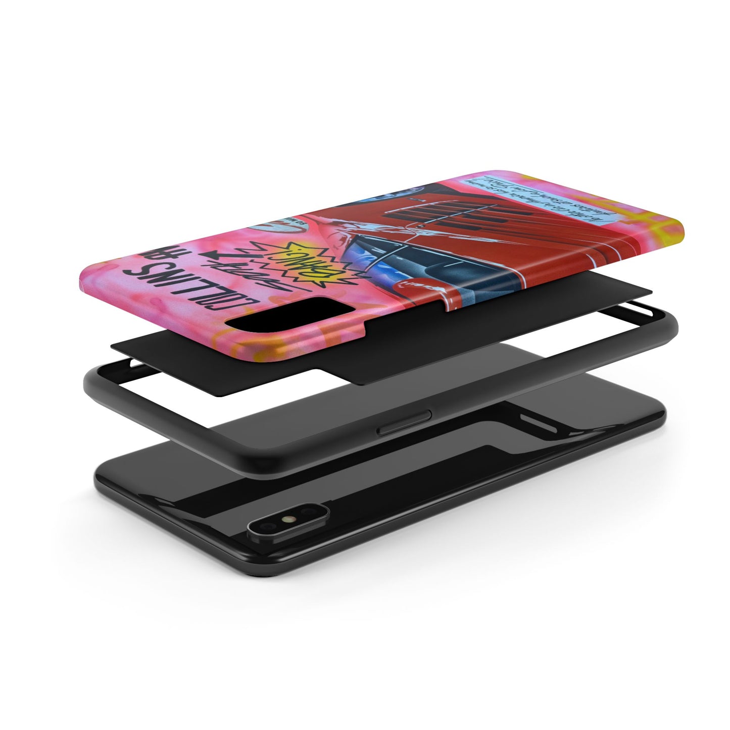 "miami momentos" airbrush iPhone case