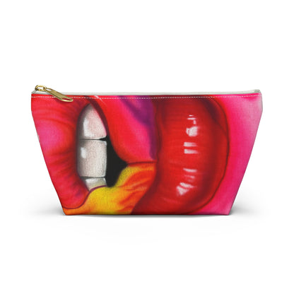 "flaming lips pt. 2" airbrush makeup pouch