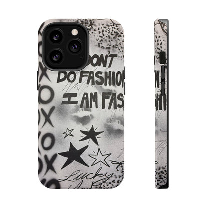 MagSafe "i am fashion" airbrush iPhone case