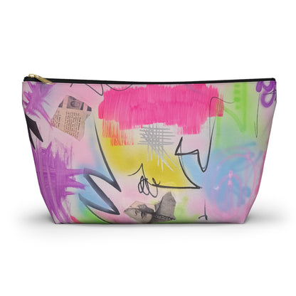 "pastel static" airbrush makeup pouch