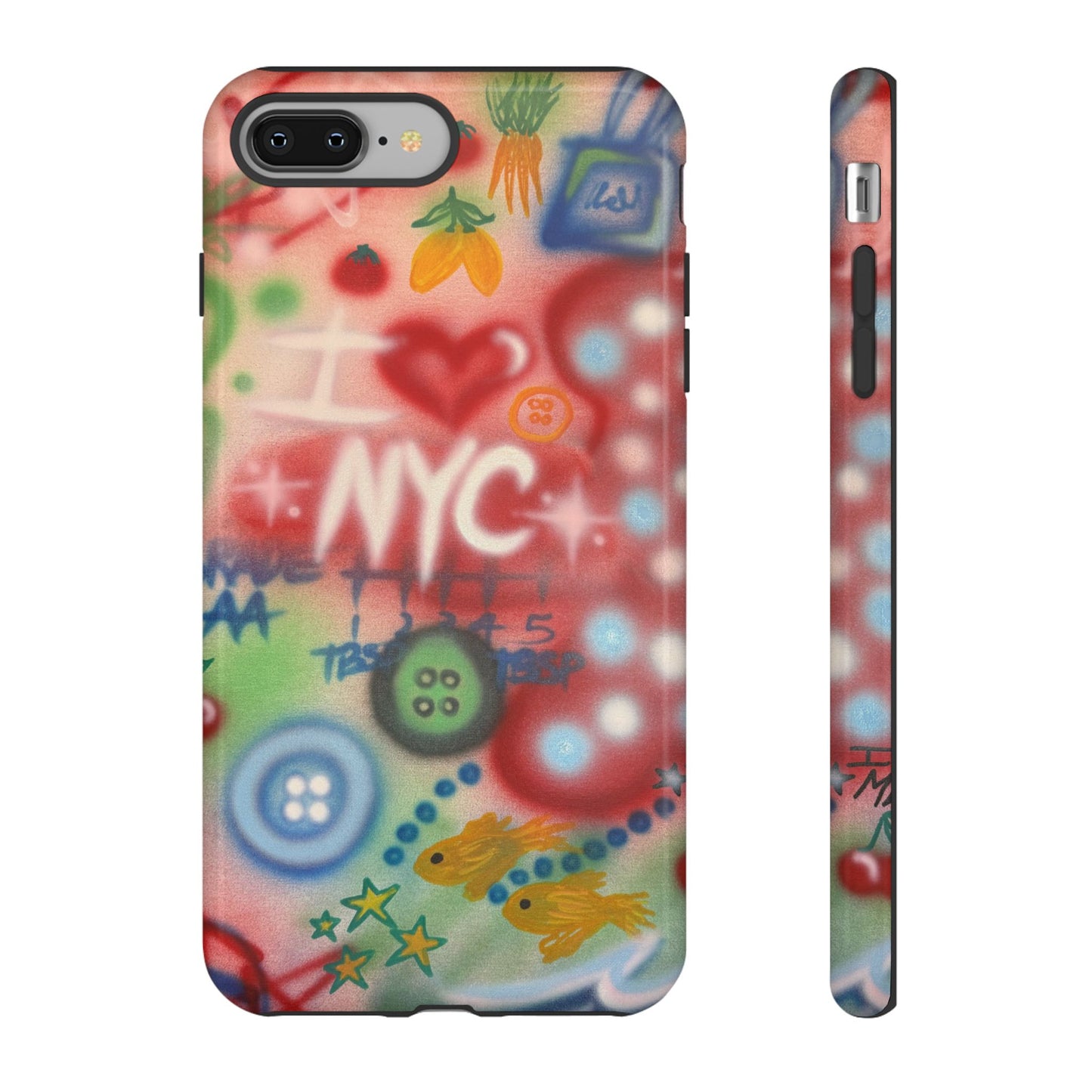 "i <3 NYC" airbrush iPhone case
