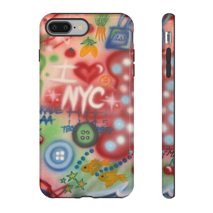 "i <3 NYC" airbrush iPhone case