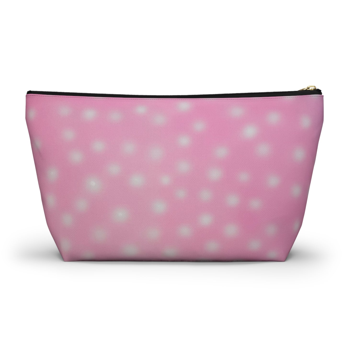 "strawberry swirl polka dot" airbrush makeup pouch