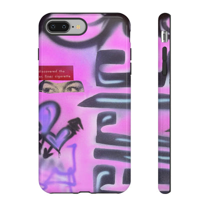 "purple princess" airbrush iPhone case