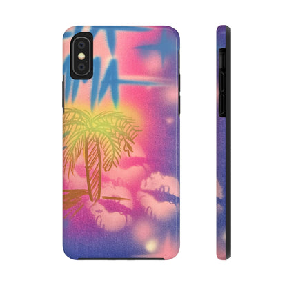 "glowy night" airbrush iPhone case