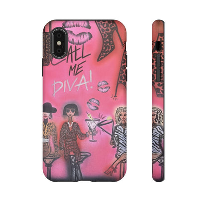 "party diva" airbrush iPhone case