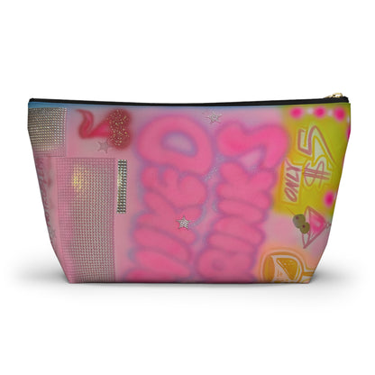 "mixed drinks" airbrush makeup pouch