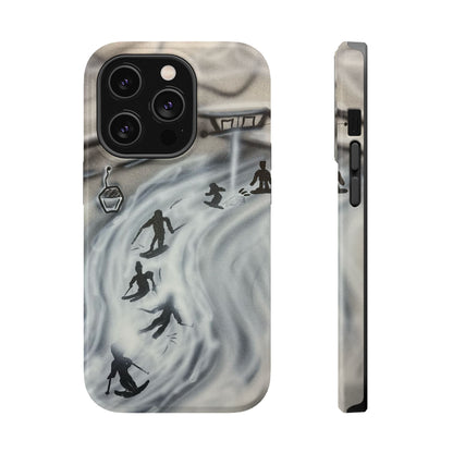 MagSafe "arctic avalanche" airbrush iPhone case