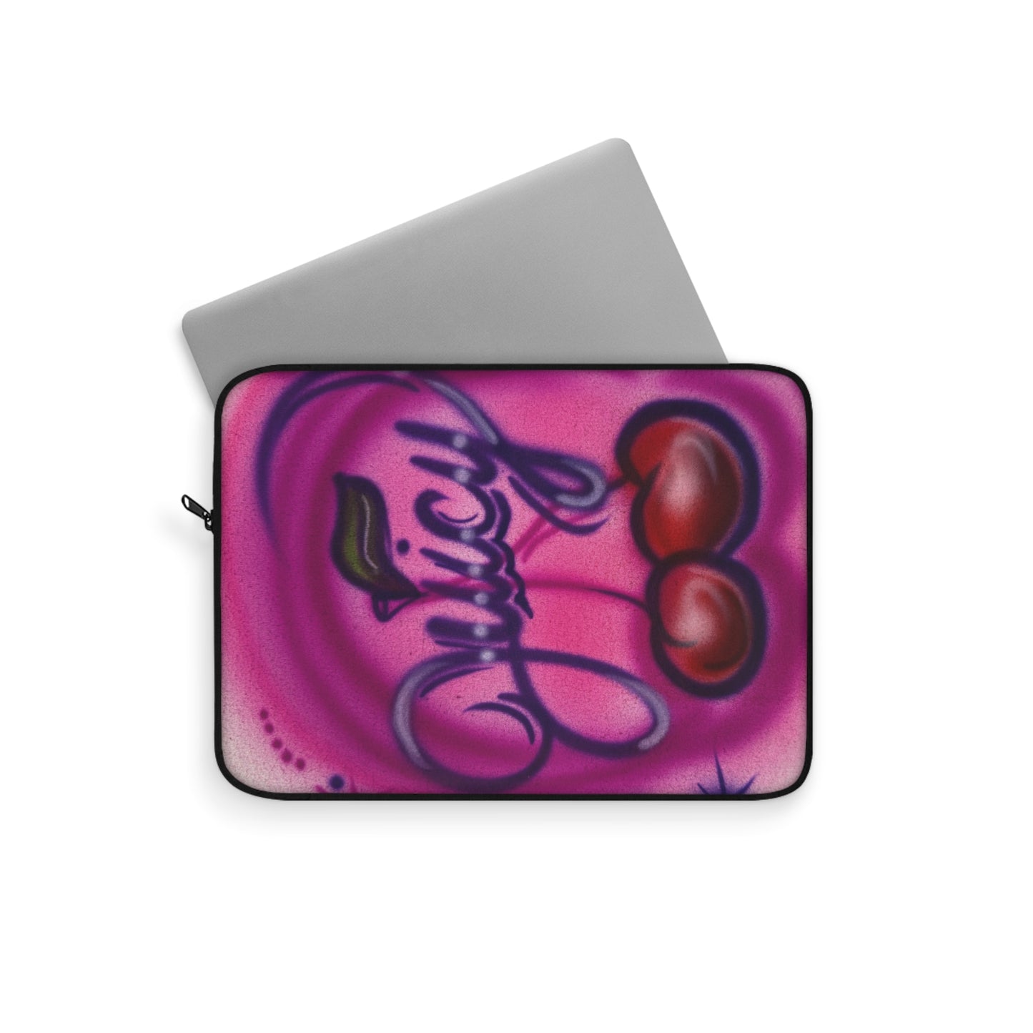 "juicy" airbrush laptop sleeve