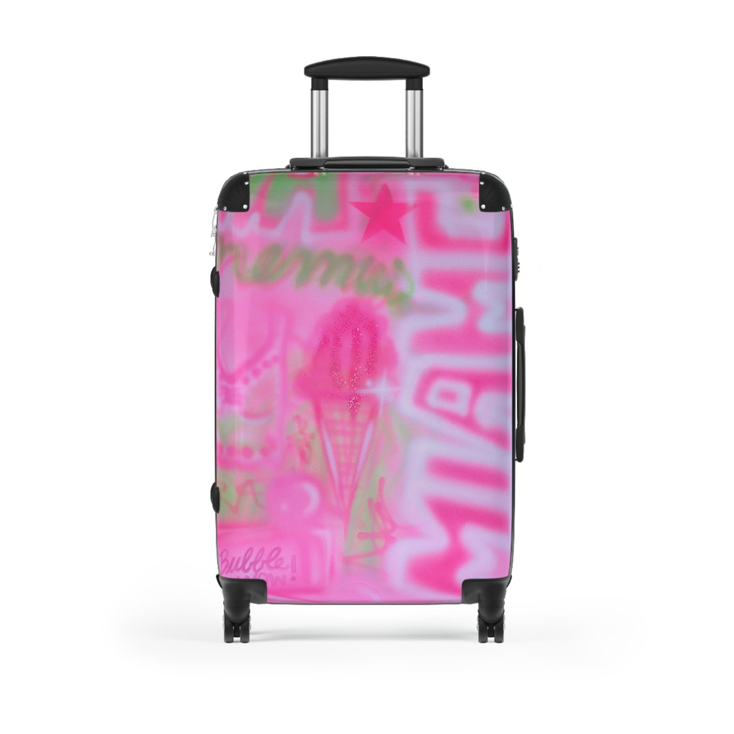 "miami matcha" airbrush suitcase