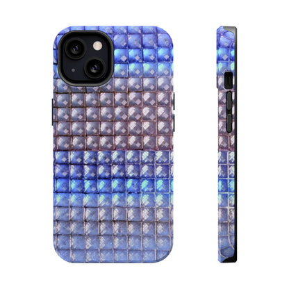 MagSafe "blue studs" airbrush iPhone case