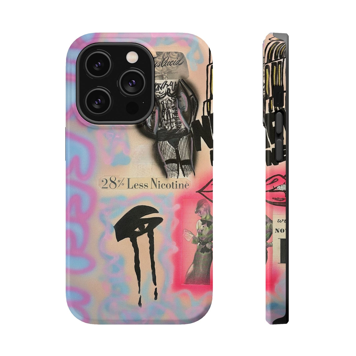 MagSafe "the feeling" airbrush iPhone case