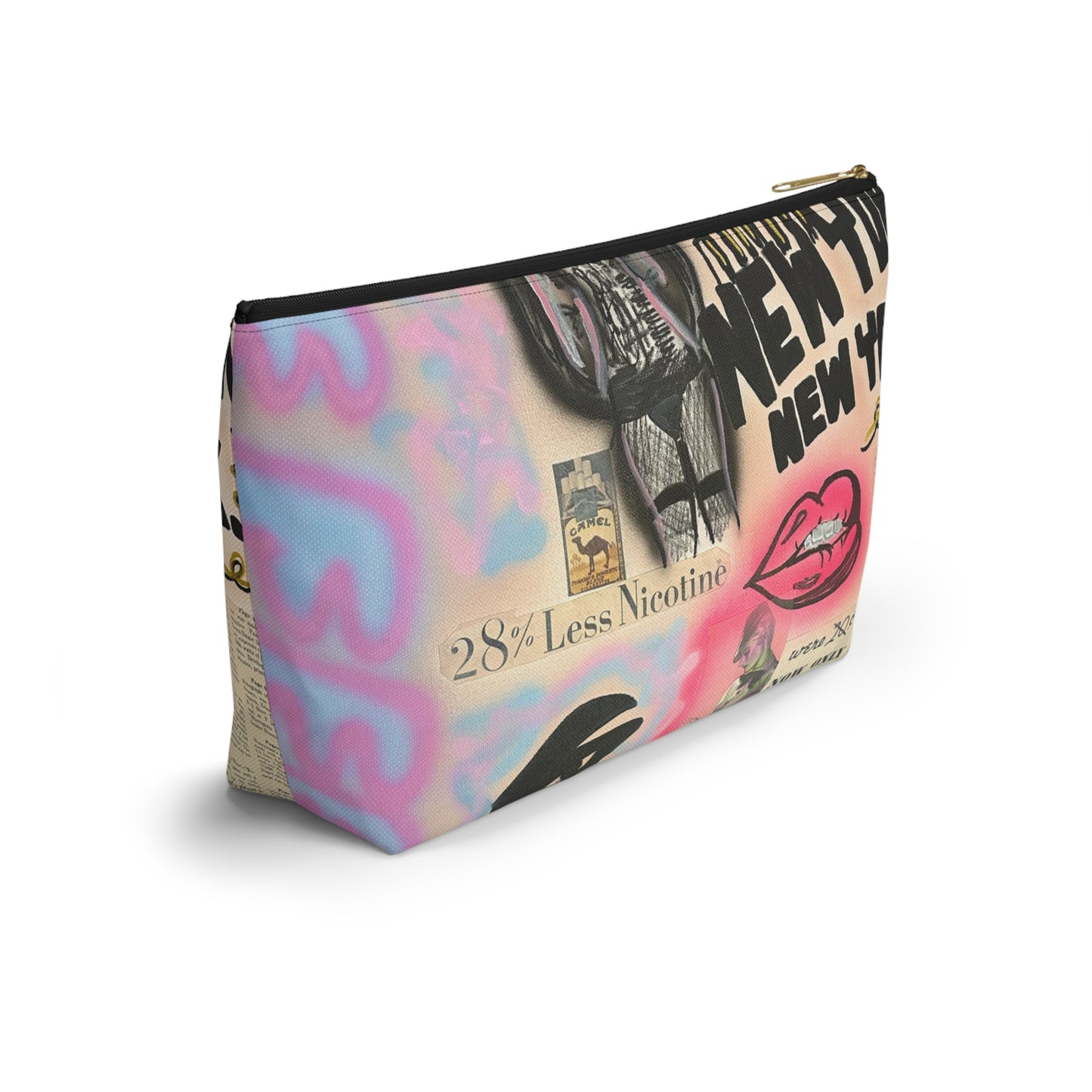"new york, new york" airbrush makeup pouch