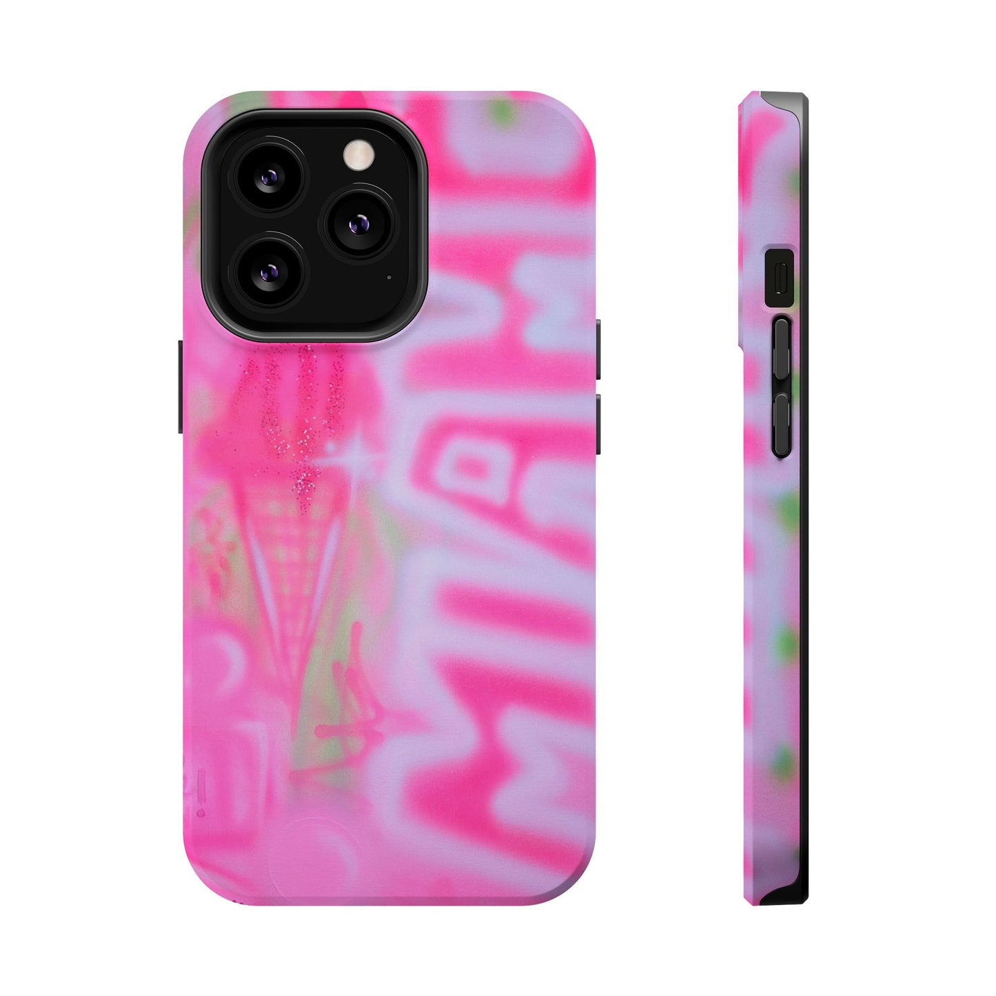 MagSafe "sunset sorbet" airbrush iPhone case