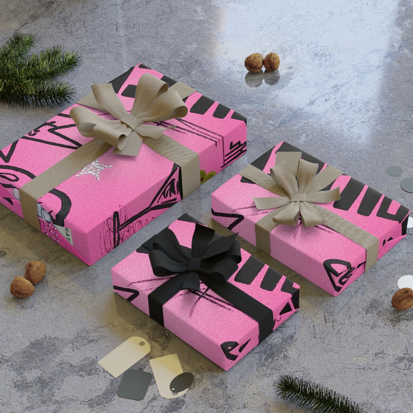 "high fashion" airbrush wrapping paper