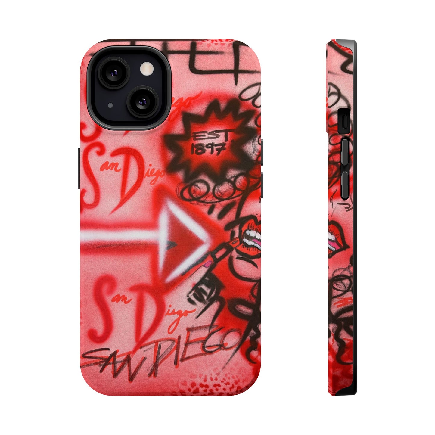 MagSafe "san diego" airbrush iPhone case