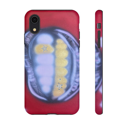 "bite me bling" airbrush iPhone case