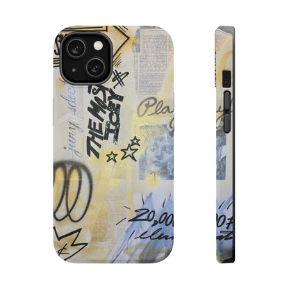 MagSafe "golden glacier" airbrush iPhone case