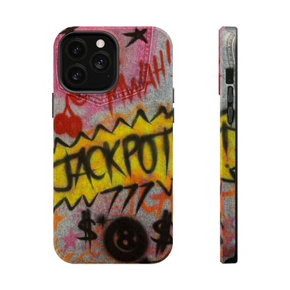 MagSafe "JACKPOT!" airbrush iPhone case