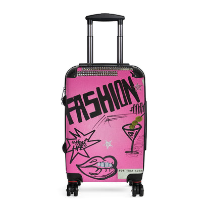 "high fashion" airbrush suitcase
