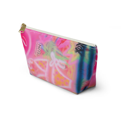 "santa monica strawberry" airbrush makeup pouch