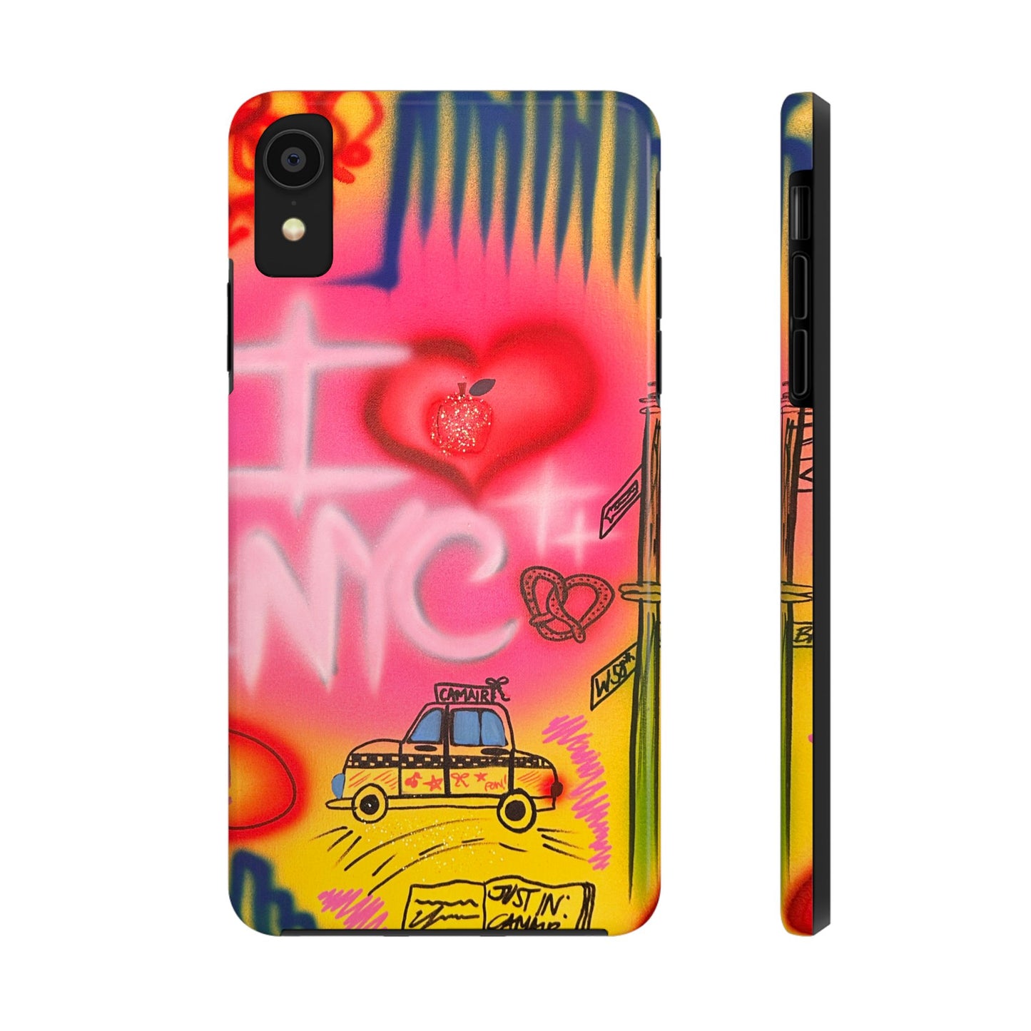 "in the city" airbrush iPhone case
