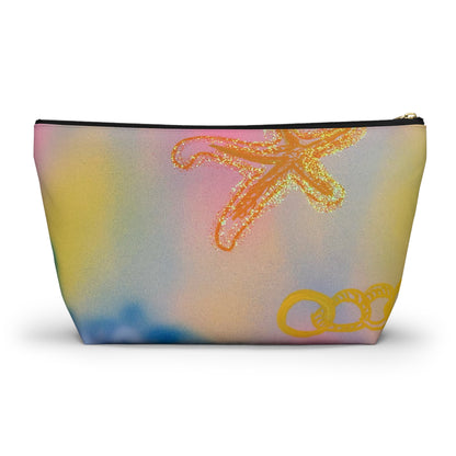 "sweet starfish" airbrush makeup pouch