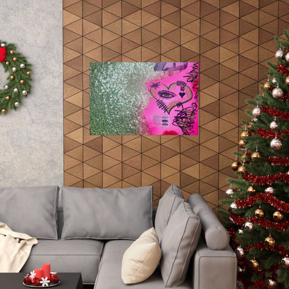 "glitter gloss" airbrush horizontal print