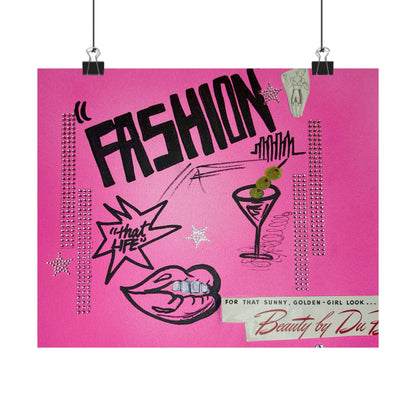 "high fashion" airbrush horizontal print