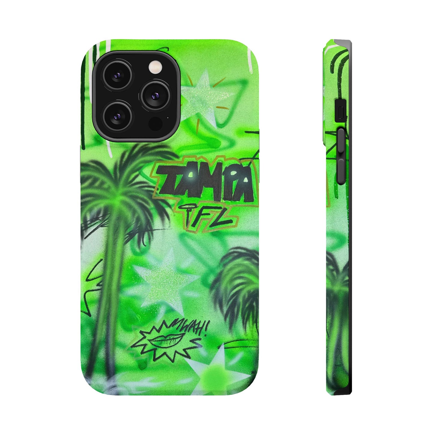 MagSafe "tampa, fl" airbrush iPhone case