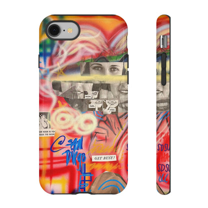 limited edition "get busy" airbrush iPhone case