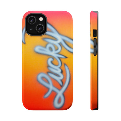 MagSafe "lucky" airbrush iPhone case