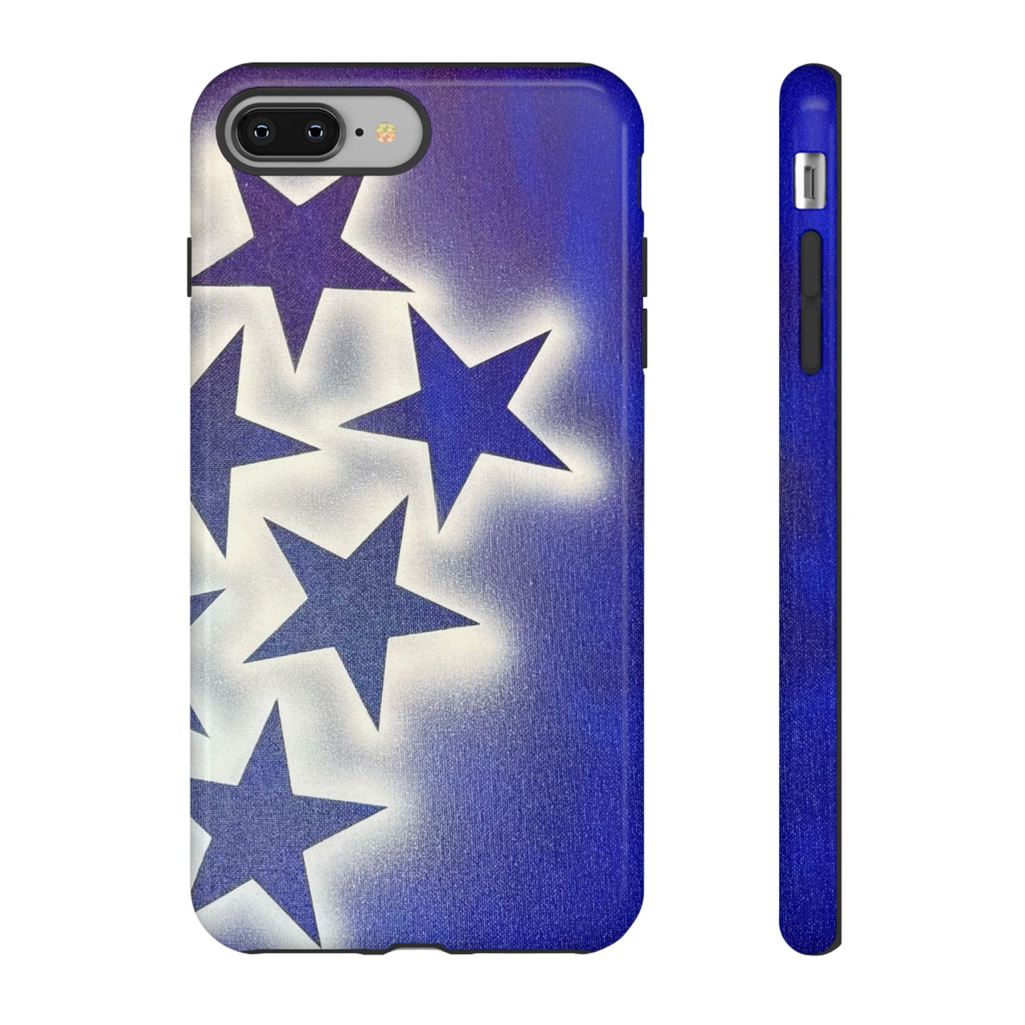 "frosted galaxy" airbrush iPhone case