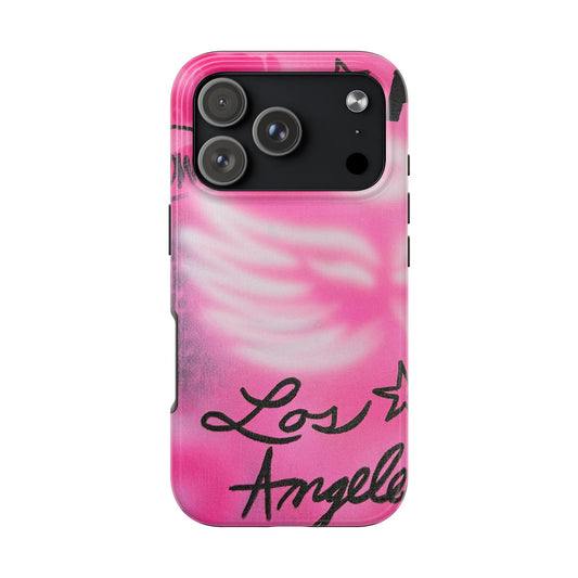 "pink angel wings" airbrush iPhone case