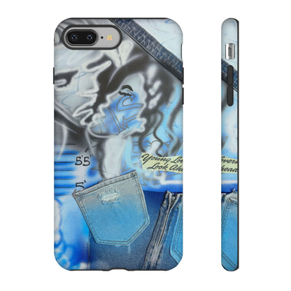 "young lovers" airbrush iPhone case