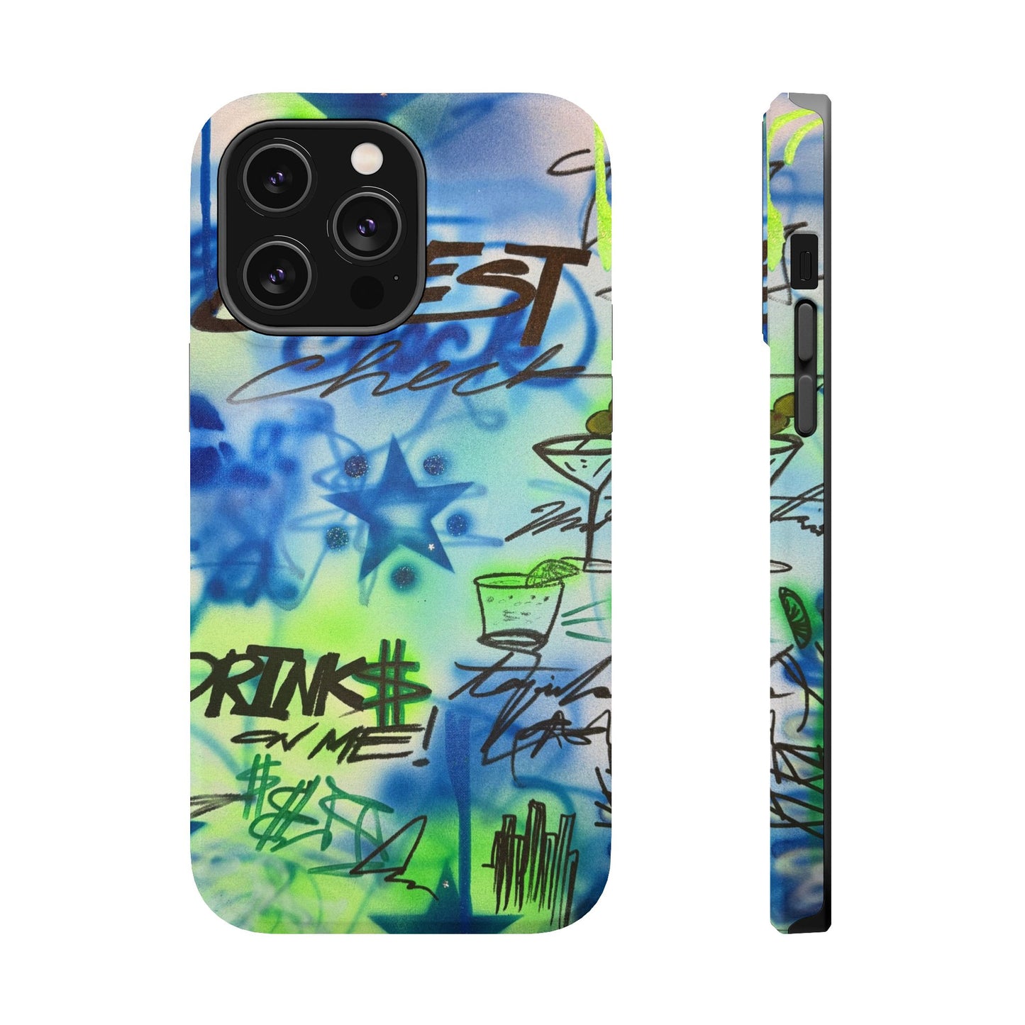 MagSafe "guest check" airbrush iPhone case