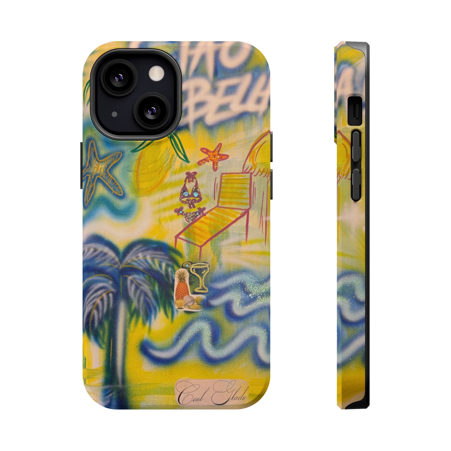 MagSafe "ciao bella" airbrush iPhone case