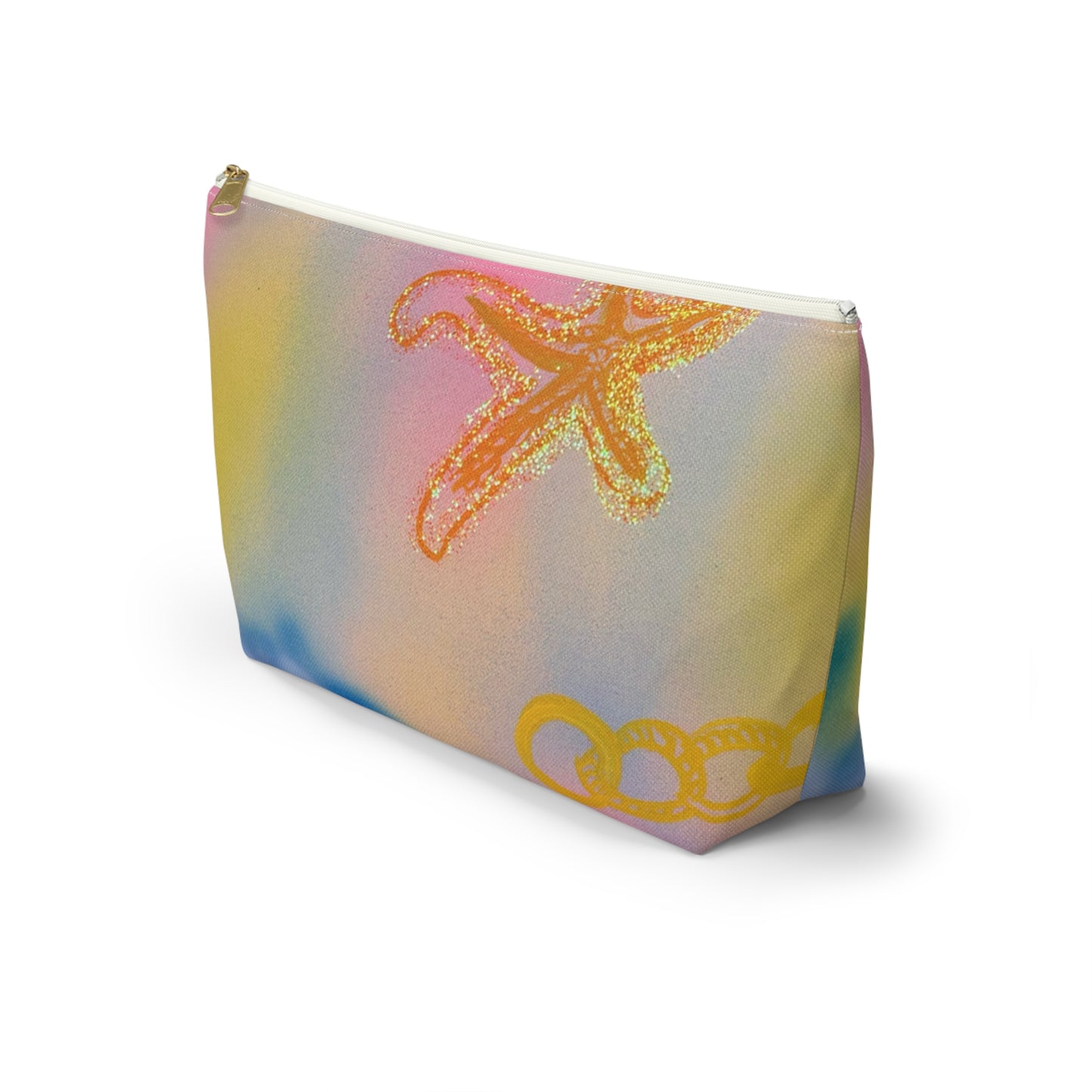 "sweet starfish" airbrush makeup pouch