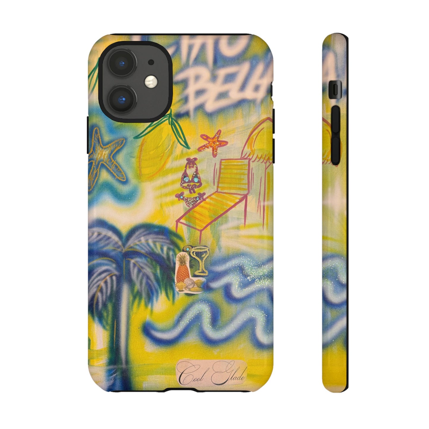 "ciao bella" airbrush iPhone case