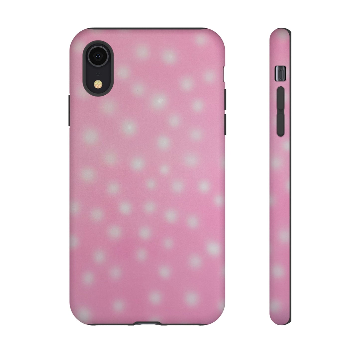 "strawberry swirl polka dot" airbrush iPhone case