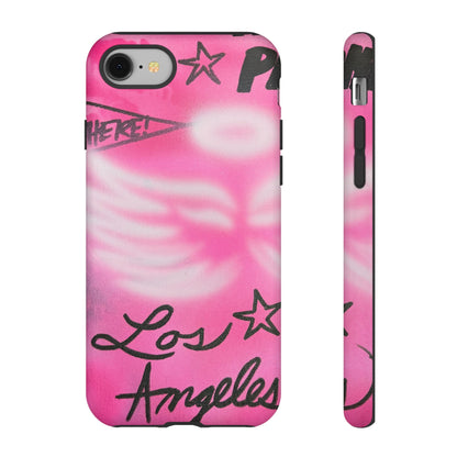 "pink angel wings" airbrush iPhone case