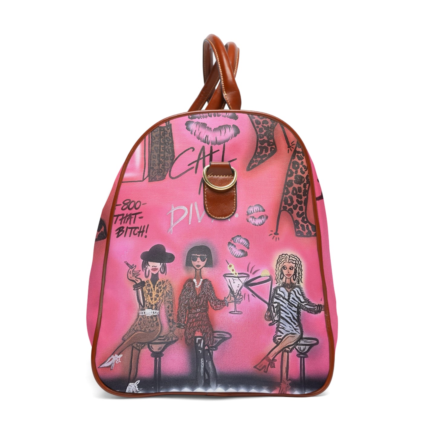 "party diva" airbrush waterproof travel bag